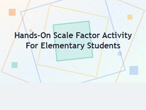 Shaping Up with Scale Factor